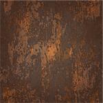 abstract seamless texture of dark brown rusted metal