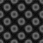 Design seamless monochrome whirl decorative pattern. Abstract diagonal textured background. Vector art. No gradient