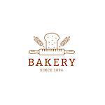 Bakery vector logo or badge. Bread shop sign.
