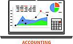 An illustration showing an accounting concept