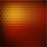 Abstract gold triangle geometric background. Vector illustration