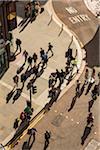 High Angle View of George Street, Glasgow, Scotland, United Kingdom