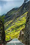 Road through Scottish Highlands near Glencoe, Scotland, United Kingdom