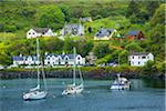 Sailboats on Lake, Mallaig, Scottish Highlands, Scotland, United Kingdom