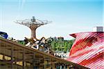 Tree of Life tower and rooftop view in Milan Expo 2015, Italy