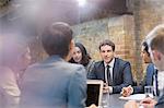 Business people talking in conference room meeting