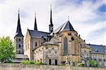 Image of the Benedictine monastery of St. Michael on the Michelsberg in Bamberg, Bavaria, Germany