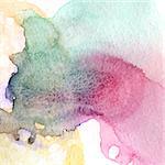 Dirty grunge colorful watercolor vector texture .