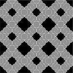 Design seamless monochrome zigzag geometric pattern. Abstract grid background. Vector art