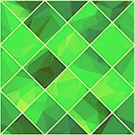 Abstract Geometric colorful background. Light green polygonal pattern. Vector mosaik