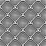 Design seamless monochrome twirl pattern. Monochrome geometric striped diagonal background. Vector art