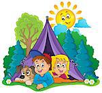 Camping theme image 2 - eps10 vector illustration.