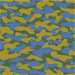 Seamless military camouflage texture. Cam pattern militaristic