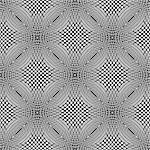 Design seamless monochrome geometric pattern. Abstract grid textured background. Vector art. No gradient