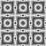 Design seamless monochrome square pattern. Abstract geometric lattice background. Vector art. No gradient