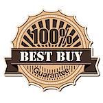 label Best Buy; vintage style design