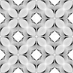 Design seamless monochrome decorative pattern. Abstract lines textured background. Vector art. No gradient