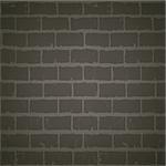 Grunge texture of gray brick wall at night