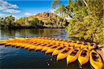 Canoes for Hire at Katherine Gorge, Nitmiluk National Park, Northern Territory, Australia