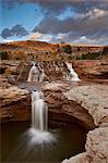 Secret Falls in the fall, Washington County, Utah, United States of America, North America