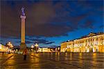 Palace Square, the Hermitage, Winter Palace, UNESCO World Heritage Site, St. Petersburg, Russia, Europe