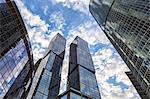 Skyscrapers of the Modern Moscow-City International business and finance development, Moscow, Russia, Europe