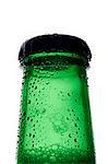 Bottle of lager, close up