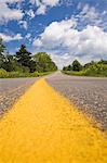 Empty country road