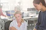 Businesswomen working in office