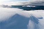 Icebergs along the coastline of Ilulissat, Greenland, Denmark, Polar Regions