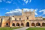 Church of San Bernadino de Siena and Convent of Sisal, founded in 1552, Valladolid, Yucatan, Mexico, North America