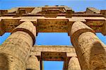 Columns in the Great Hypostyle Hall, Karnak Temple, Luxor, Thebes, UNESCO World Heritage Site, Egypt, North Africa, Africa