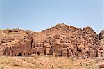 Royal Tombs, Petra, UNESCO World Heritage Site, Jordan, Middle East