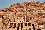 Urn Tomb, Royal Tombs, Petra, UNESCO World Heritage Site, Jordan, Middle East