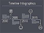 Minimal timeline infographics design template, vector eps10 illustration