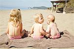 Children in matching bikini bottoms