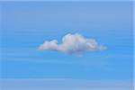 Sky with Clouds, Freudenberg, Churfranken, Main-Tauber-District, Baden-Wurttemberg, Germany