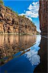 Reflection in Katherine River, Katherine Gorge, Nitmiluk National Park, Northern Territory, Australia