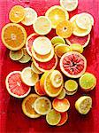 Citrus fruits slices