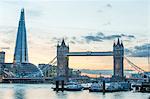 Tower Bridge on the River Thames and The Shard, London, England, United Kingdom, Europe