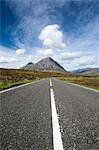 Road through Glencoe, Scotland, United Kingdom, Europe