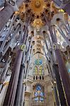 Sagrada Familia, UNESCO World Heritage Site, Barcelona, Catalonia, Spain, Europe