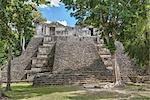 Structure 6, Kohunlich, Mayan archaeological site, Quintana Roo, Mexico, North America