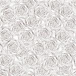 Abstract floral background, floral seamless pattern, rose pattern, textile design background