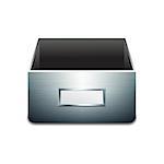 Vector File Cabinet for Documents. Vector illustration