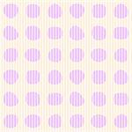 Vintage vector seamless pattern with striped round shapes