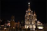 La Parroquia, church notable for its fantastic Neo-Gothic exterior, San Miguel de Allende (San Miguel), Guanajuato State, Mexico, North America