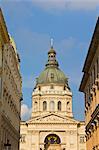 The neo-renaissance Dome of St. Stephen's Basilica, central Budapest, Hungary, Europe