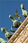 Horses, Brandenburg Gate, Berlin, Germany