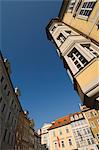 Coloured Buildings,Prague,Czechoslovakian Republic